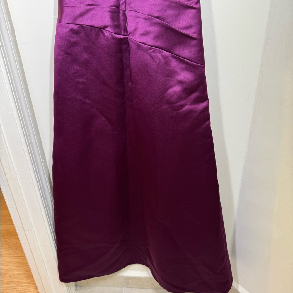 Beautiful Purple Strapless Dress